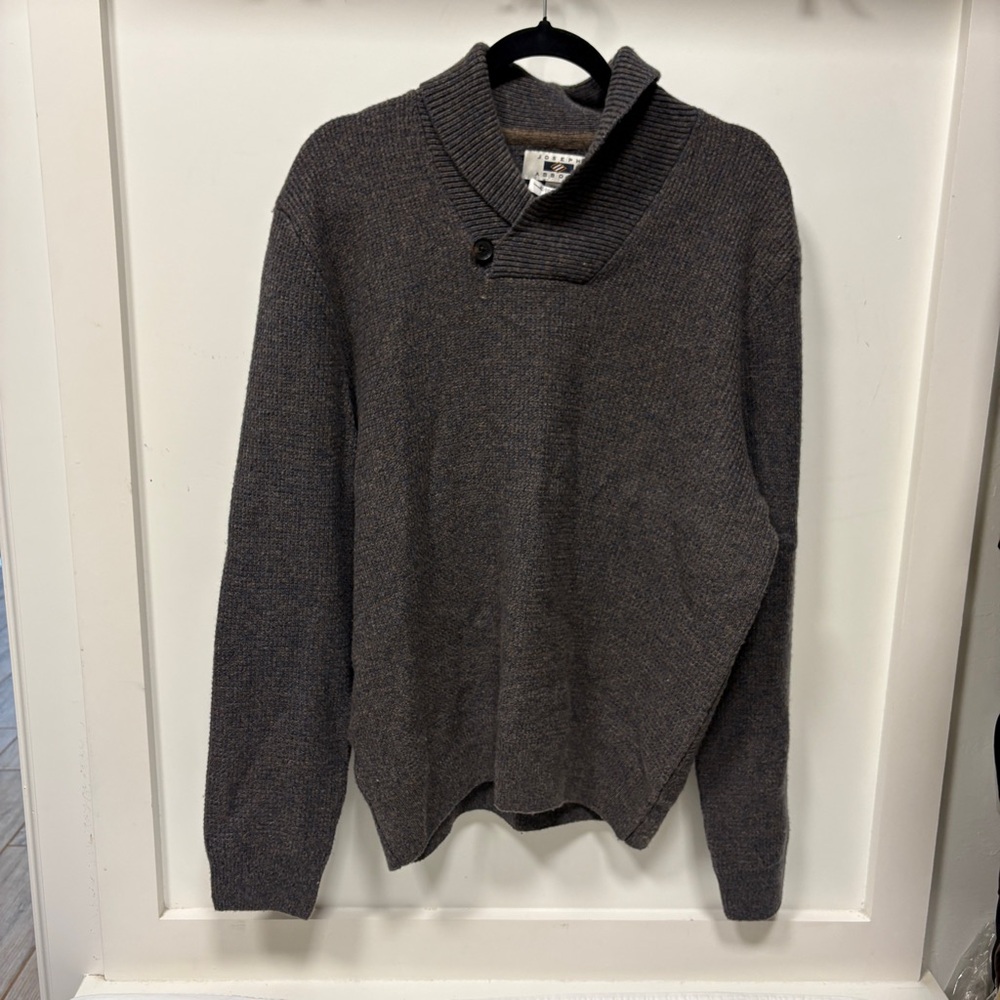 Joseph Abboud Charcoal Tan Turtleneck Sweater
